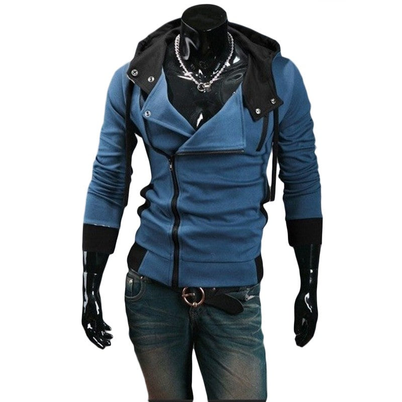Korean Style Men's Hooded Slim Fit Hoodie Jacket
