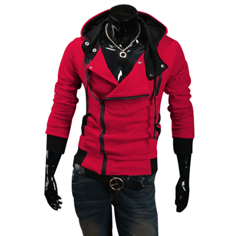Korean Style Men's Hooded Slim Fit Hoodie Jacket