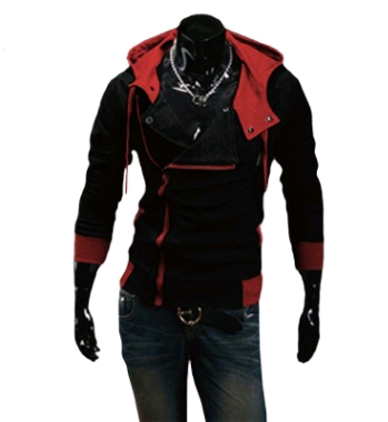 Korean Style Men's Hooded Slim Fit Hoodie Jacket